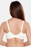 Juliet Double Layered Non-Wired Full Coverage Minimiser Bra - White — thumbnail 2