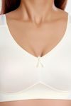 Juliet Double Layered Non-Wired Full Coverage Minimiser Bra - White — thumbnail 5