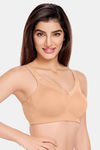 Juliet Double Layered Non-Wired Full Coverage Minimiser Bra - Skin — thumbnail 3
