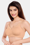 Juliet Double Layered Non-Wired Full Coverage Minimiser Bra - Skin — thumbnail 4