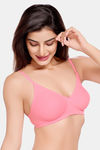 Juliet Double Layered Non-Wired Medium Coverage T-Shirt Bra - Pink — thumbnail 3