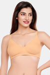 Juliet Double Layered Non-Wired Medium Coverage T-Shirt Bra - Skin — thumbnail 1