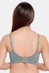 Juliet Double Layered Non-Wired Full Coverage Minimiser Bra - Grey — thumbnail 2