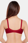 Juliet Double Layered Non-Wired Full Coverage Blouse Bra - Maroon — thumbnail 2