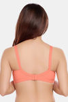 Juliet Double Layered Non-Wired Full Coverage Blouse Bra - Peach — thumbnail 2