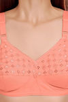 Juliet Double Layered Non-Wired Full Coverage Blouse Bra - Peach — thumbnail 5