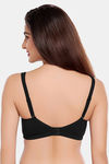 Juliet Double Layered Non-Wired Full Coverage Minimiser Bra - Black — thumbnail 2