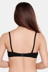 Juliet Padded Non-Wired Full Coverage T-Shirt Bra - Black — thumbnail 2