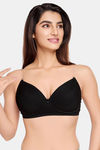 Juliet Padded Non-Wired Full Coverage T-Shirt Bra - Black — thumbnail 7