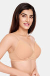 Juliet Padded Non-Wired Full Coverage T-Shirt Bra - Skin — thumbnail 3