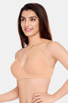 Juliet Padded Non-Wired Full Coverage T-Shirt Bra - Skin — thumbnail 4
