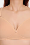 Juliet Padded Non-Wired Full Coverage T-Shirt Bra - Skin — thumbnail 5