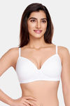 Juliet Padded Non-Wired Full Coverage T-Shirt Bra - White — thumbnail 1