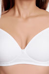 Juliet Padded Non-Wired Full Coverage T-Shirt Bra - White — thumbnail 5