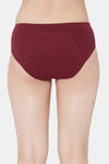 Juliet Medium Rise Full coverage Period Panty - Maroon — thumbnail 2