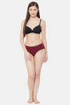Juliet Medium Rise Full coverage Period Panty - Maroon — thumbnail 4