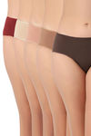 Juliet Women Medium Rise Full Coverage Hipster Panty (Pack of 5) - Multicolor — thumbnail 1
