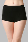 Juliet Women Medium Rise Full Coverage Boyshort - Black — thumbnail 1