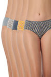 Juliet Women Medium Rise Full Coverage Hipster Panty (Pack of 5) - Multicolor — thumbnail 1