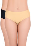 Juliet Women Medium Rise Full Coverage Hipster Panty (Pack of 2) - Multicolor — thumbnail 1