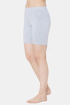 Juliet Skin Fit Shorts - Grey Melange — thumbnail 2