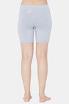 Juliet Skin Fit Shorts - Grey Melange — thumbnail 3