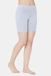 Juliet Skin Fit Shorts - Grey Melange — thumbnail 4