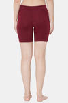 Juliet Skin Fit Shorts - Maroon — thumbnail 2