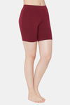 Juliet Skin Fit Shorts - Maroon — thumbnail 4