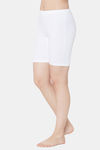 Juliet Skin Fit Shorts - White — thumbnail 3