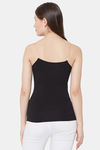 Juliet Cotton Elastane Camisole - Black — thumbnail 7