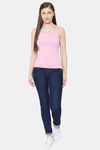 Juliet Cotton Elastane Camisole - Pink — thumbnail 4