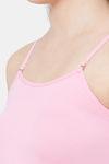 Juliet Cotton Elastane Camisole - Pink — thumbnail 5