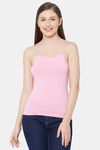 Juliet Cotton Elastane Camisole - Pink — thumbnail 6