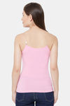 Juliet Cotton Elastane Camisole - Pink — thumbnail 7