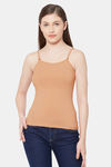 Juliet Cotton Elastane Camisole - Skin — thumbnail 1