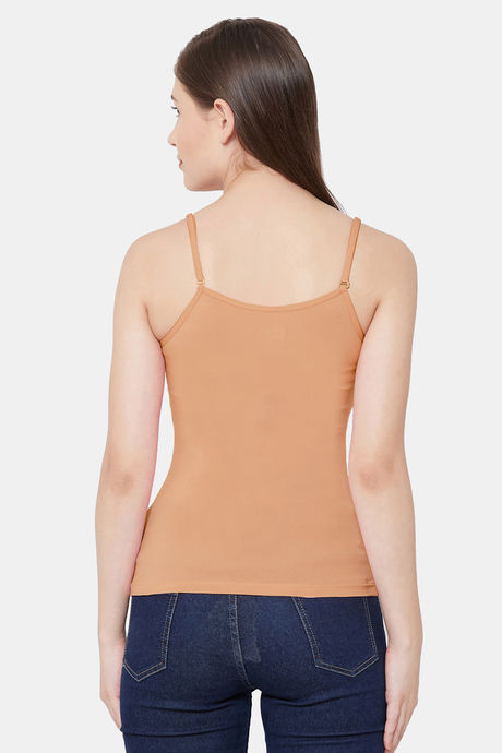 Juliet Cotton Elastane Camisole - Skin — image 3