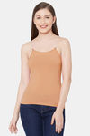 Juliet Cotton Elastane Camisole - Skin — thumbnail 6