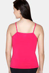 Juliet Cotton Elastane Camisole - Dark Pink — thumbnail 2
