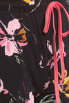 Juliet Cotton Capri Set - Pink Black — thumbnail 6