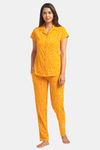 Juliet Cotton Pyjama Set - Yellow — thumbnail 1