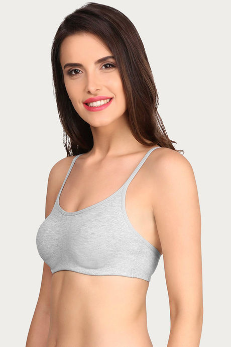 

Jockey Seamless Nonwired Non Padded Trendy Bra Grey, Greys