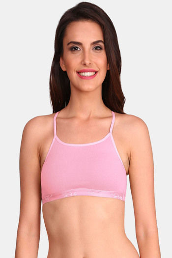 Buy Zivame Made to Layer Eyelet Lace Longline Bralette- White at Rs.795  online