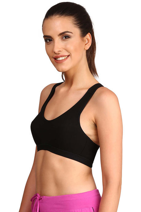 

Jockey Low Impact Padded Sports Bra Black, Blacks