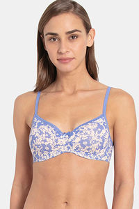 Iris Blue Printed