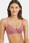 Jockey 1245 Under-Wired Padded Medium Coverage T-Shirt Bra - Heather Rose — thumbnail 1