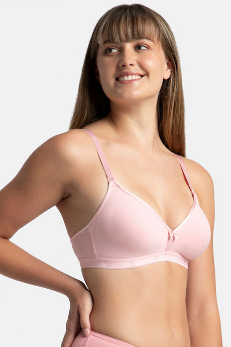 

Jockey Single Layered Wirefree Bra Pink, Pinks