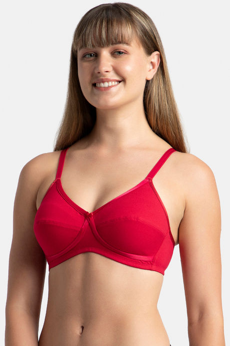 

Jockey Everyday Wirefree Crossover Bra Red, Reds