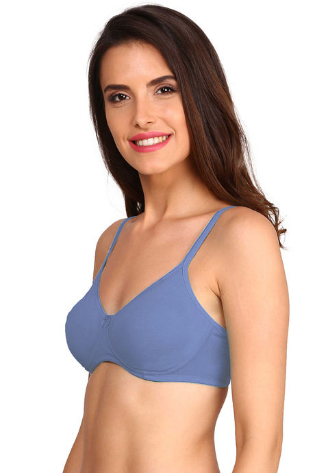

Jockey Double Layered Wirefree Shaper Bra Blue, Blues