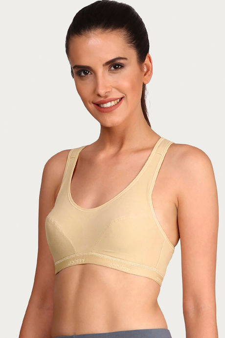 

Jockey Low Impact Padded Sports Bra Skin, Skins